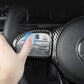 Passend für Mercedes Benz A C E Carbon Lenkradtasten Lenkrad Cover Rahmen Blende