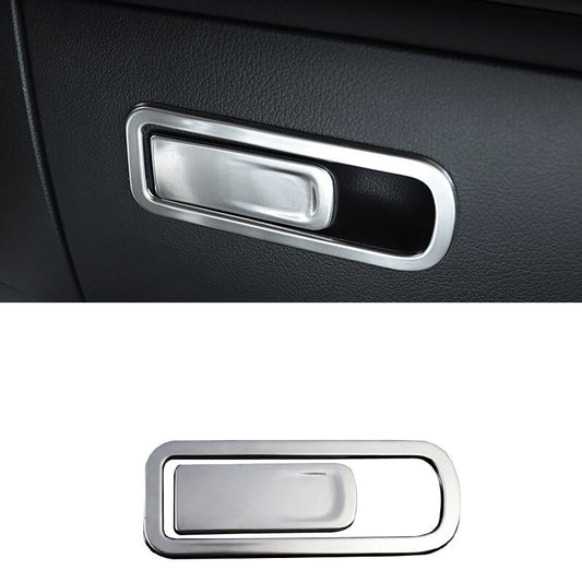 Passend für Mercedes GLA Handschuhfach Blenden Abdeckung Rahmen Silber