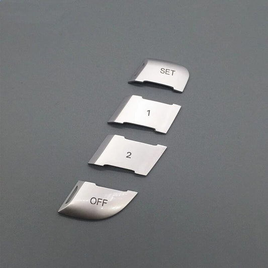 Passend für Audi A6 C7 2012-18 Memory Sitz Blenden Abdeckung Tuning