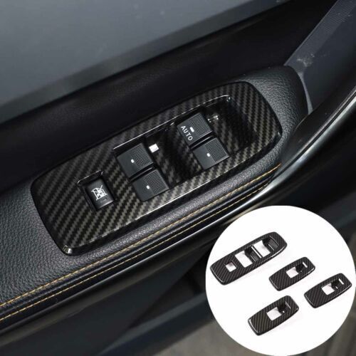 Passend für Ford Ranger 15-22 Fensterheber Rahmen Blenden Abdeckung Carbon