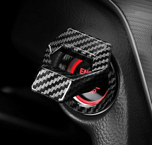 Passend für Start Stop Racing Tuning Sport Abdeckung klappbar Carbon Passend Für Ford