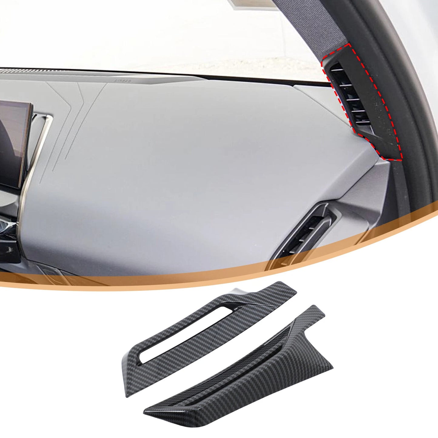 Passend für Bmw X3 G45 M50 2025 Lueftung Blende