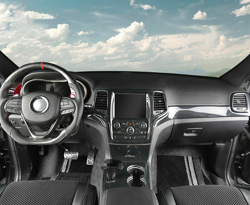 Passend für Jeep Cherokee Display Abdeckung Blenden Rahmen Tuning