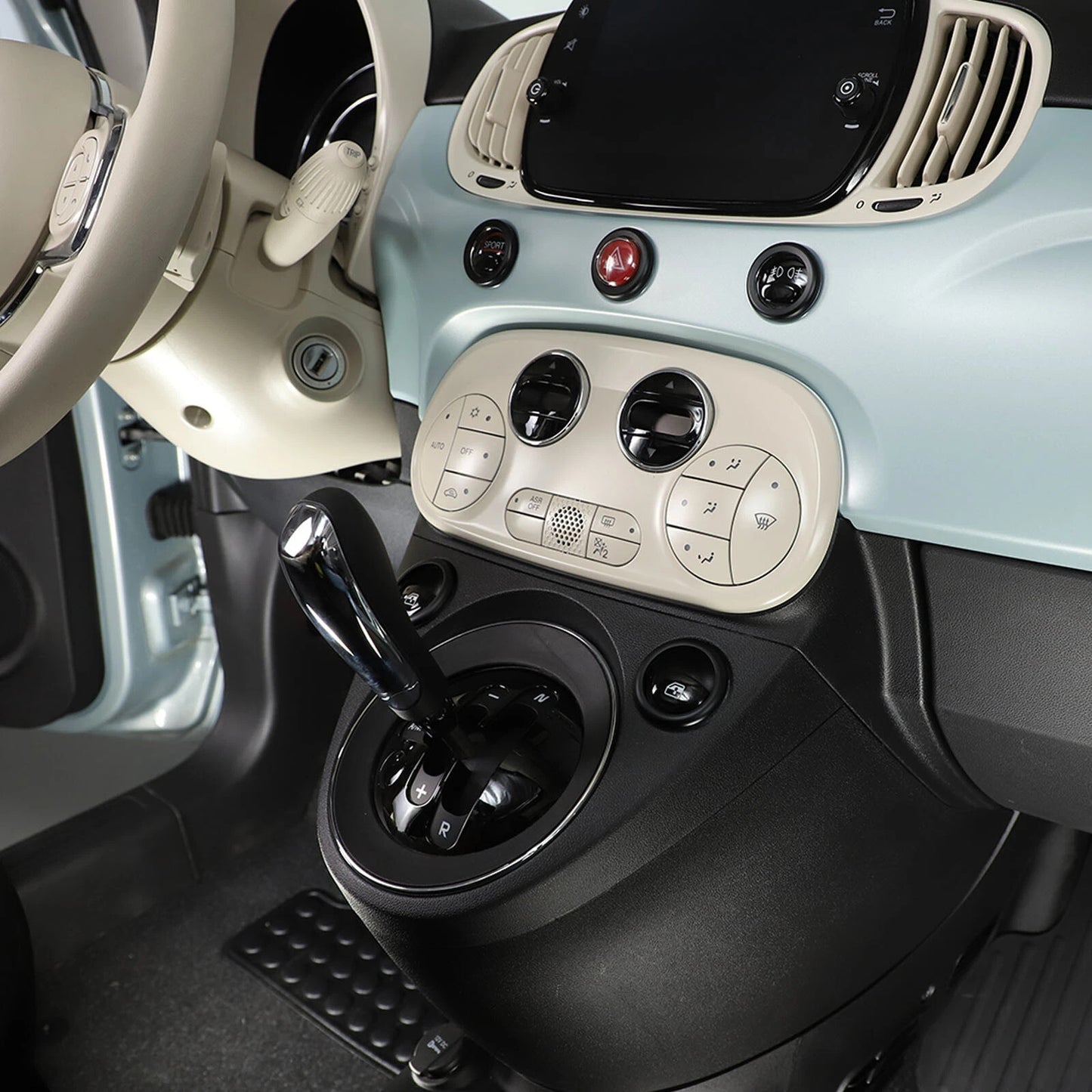 Passend für Fiat 500 Mittelkonsole Blende