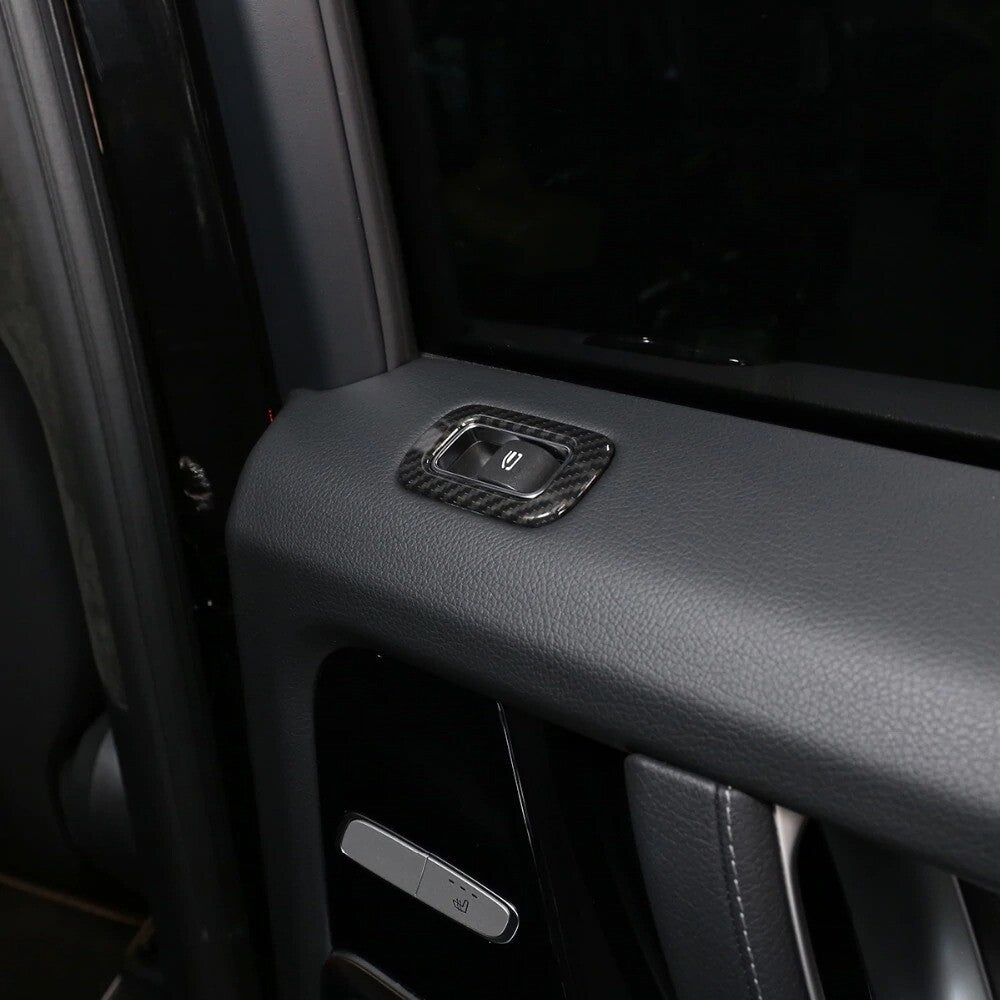 Passend für Mercedes G Wagon W463 Carbon Fensterheber Schutz Schalter Blende