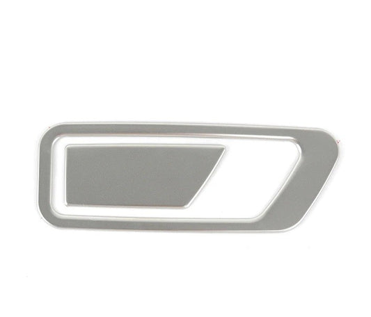 Passend für Audi A3 ab 2021 Handschuhfach Abdeckung Edelstahl Silber Blenden