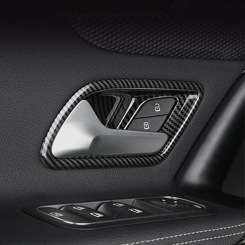 Passend für Mercedes Benz A Klasse W177 Carbon Blende Türgriff Abdeckung Schutz