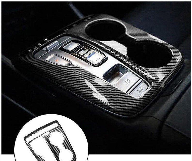 Passend für Hyundai Tucson NX4 Abdeckung Rahmen für Mittelkonsole Blende Carbon