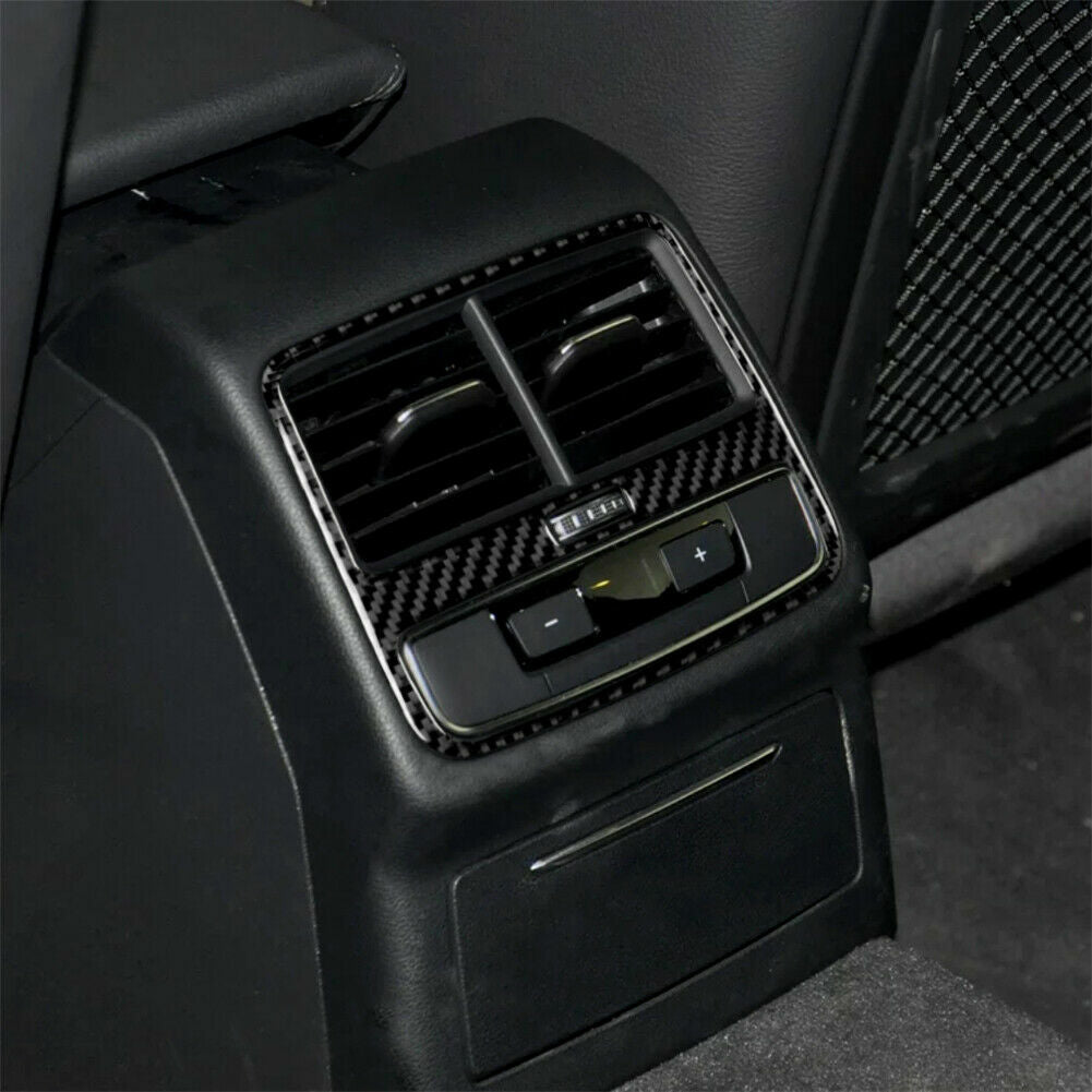 Passend für Audi A4 B9 Lüftung Blende Rahmen Zierblende Abdeckung Hinten