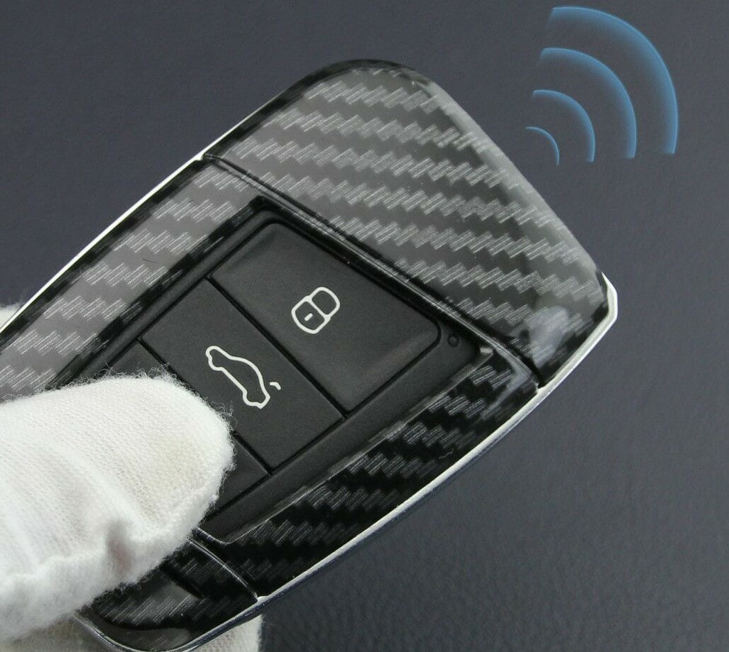 Passend für VW Passat Arteon Jetta Tiguan Carbon Schlüssel Cover Hülle