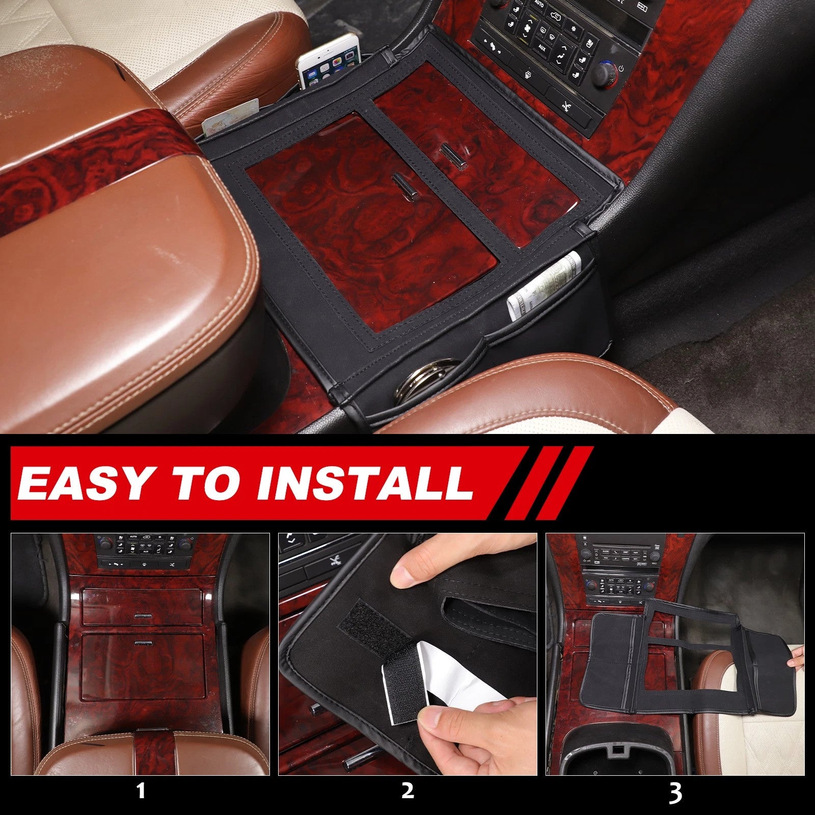Passend für Cadillac Escalade 2007-2014 Mittelkonsole Blende
