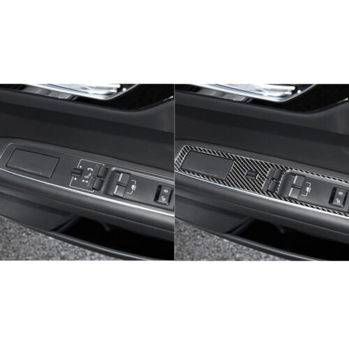 Passend für Jaguar F-Pace X761 Fensterheber Blenden Abdeckung Carbon