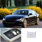 Passend für Maserati Ghibli 2013-15 Handbremse Taste Blenden Abdeckung Silber