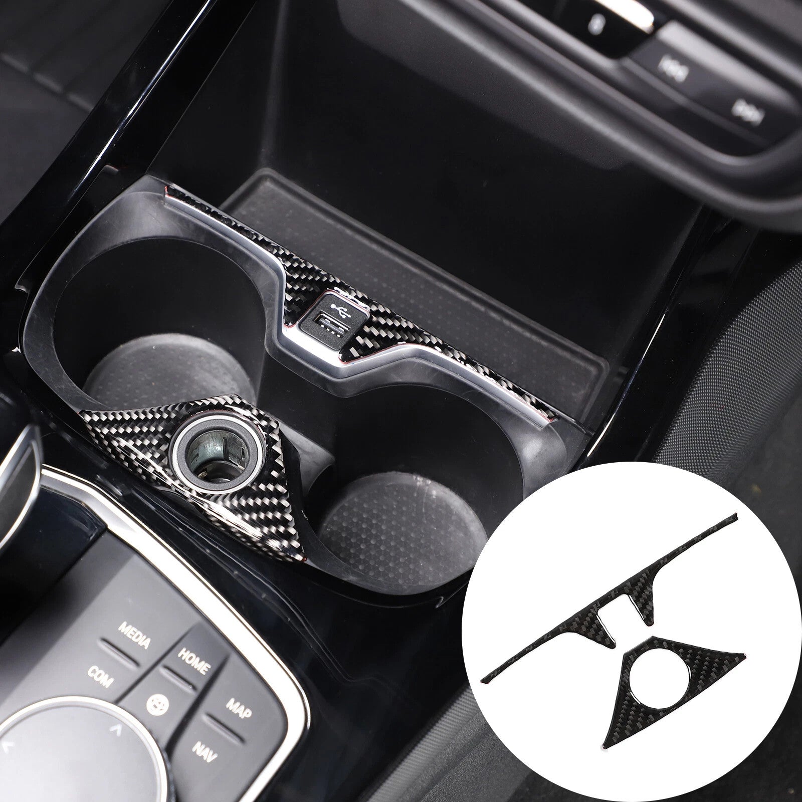 Passend für Bmw 1Er F40 Bj 2020-2024 Getränkehalter Blende