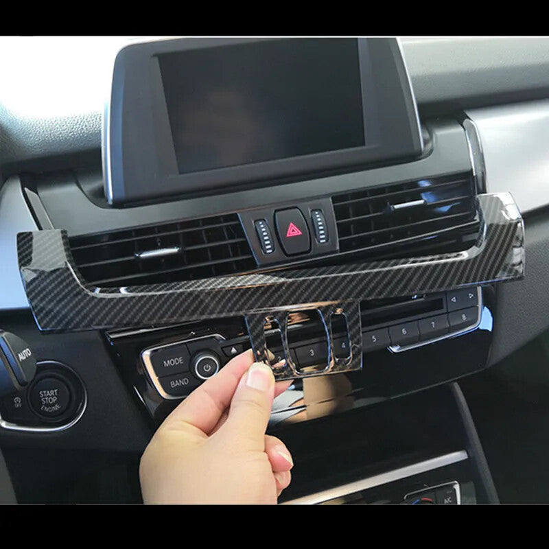 Passend für BMW 2 serie Aktive Tourer F45 Mittelkonsole Rahmen Blende Carbon