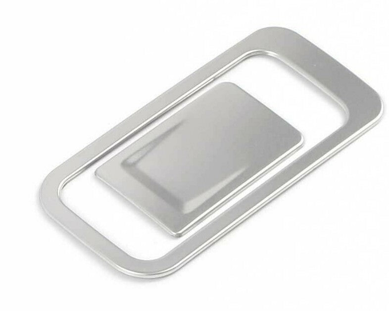 Passend für VW Golf 8 MK8 Handschuhfach Blende Zierrahmen Tuning Edelstahl