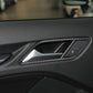 Passend für Audi A3 2014-19 Türgriff Blende Abdeckung Rahmen Carbon