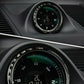 Passend für Porsche Macan Carbon Blende Uhr Kompass Cockpit Zierblende Ring