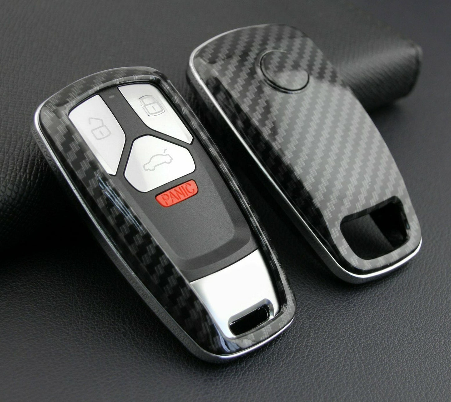 Passend für Audi Q5 Q7 A4 B9 A5 S4 S5 SQ5 TT Carbon Schlüssel Cover Hülle