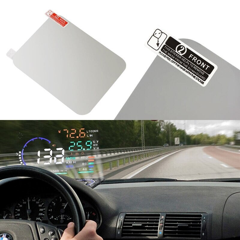 Passend für Head Up Display Sonnenschutz Anti Reflektion Windschutzscheibe Folie Tag Nacht