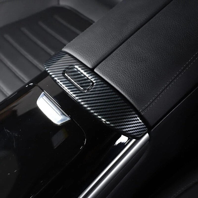 Passend für Mercedes C W206 Aufbewahrungsbox Blenden Abdeckungen Rahmen Carbon