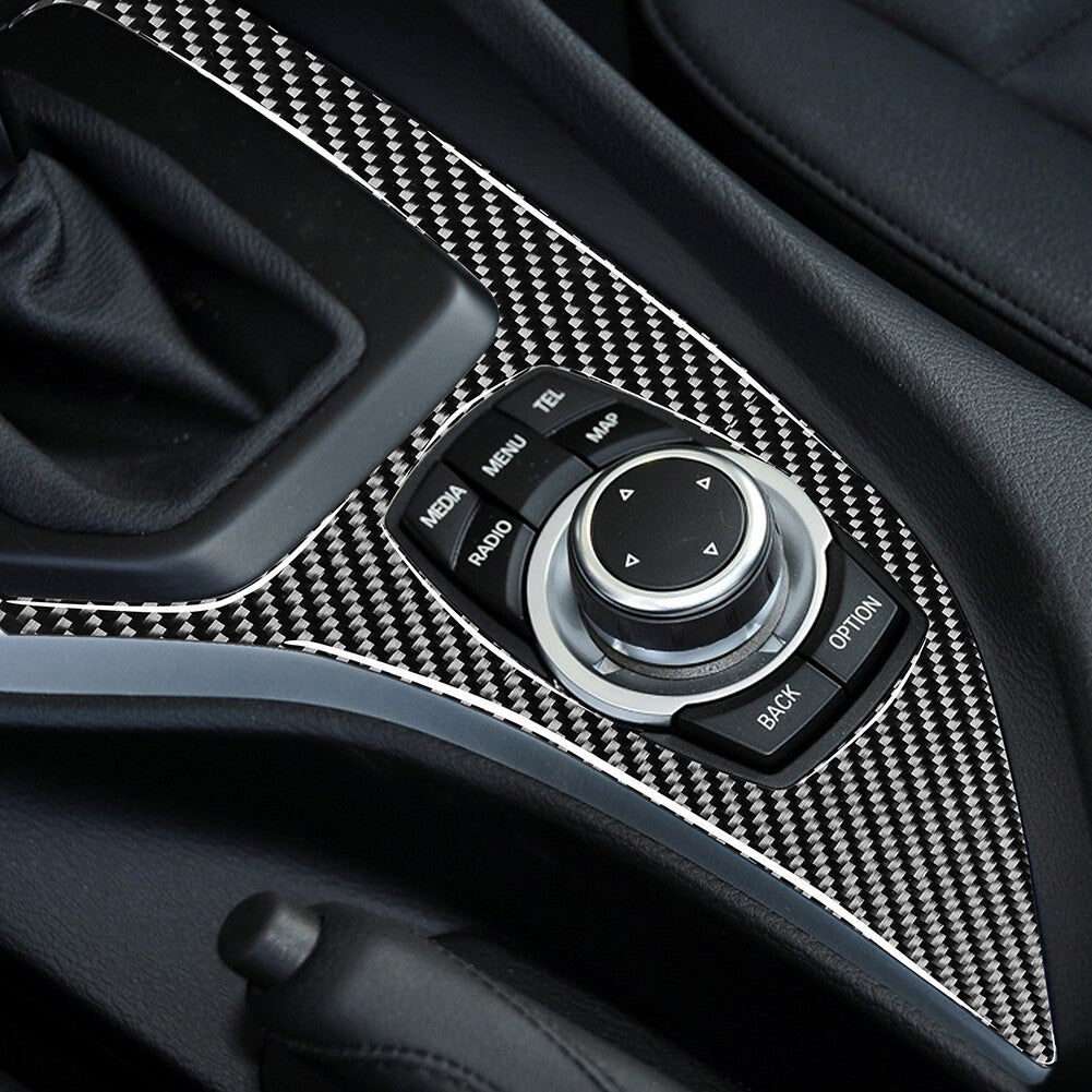 Passend für BMW X1 Mittelkonsole Blende Abdeckung Rahmen Carbon