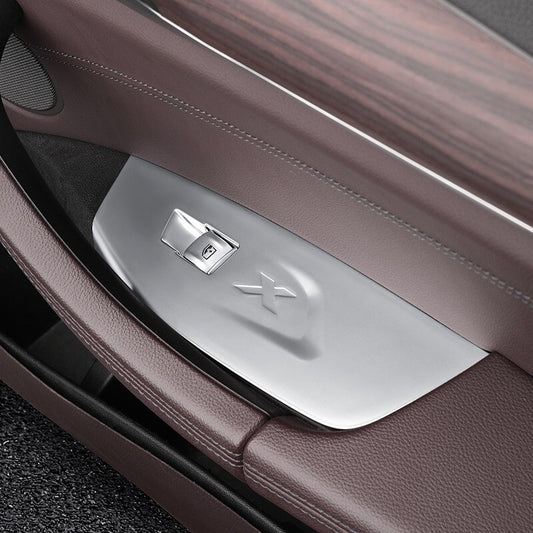 Passend für BMW X3 G01 X4 G02 Fensterheber Zierblenden in Silber Tuning Blenden