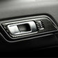 Passend für Ford Mustang Türgriffe Abdeckung Blenden Rahmen Tuning Carbon