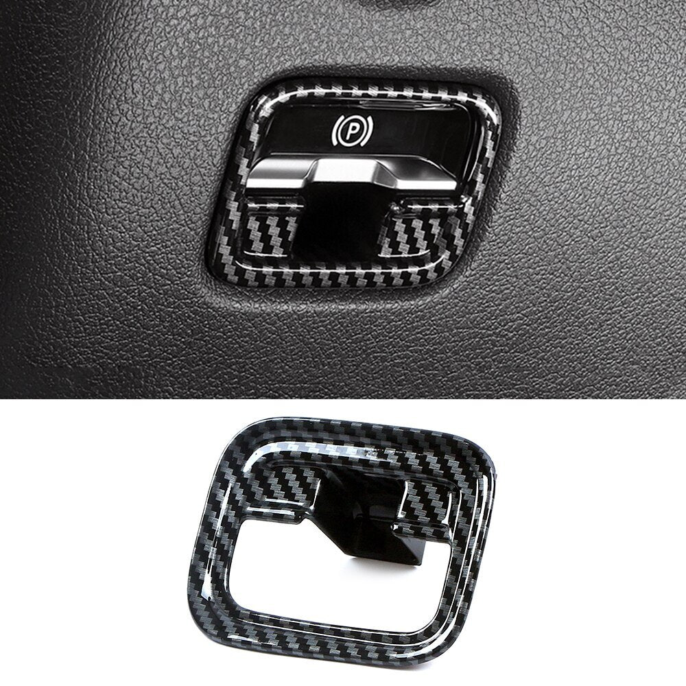 Passend für Mercedes C Class W206 Handbremse Blende Abdeckung Rahmen Carbon