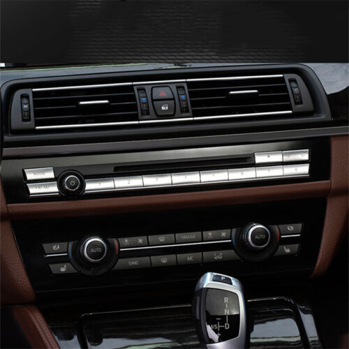 Passend für BMW 5 7 er Radio Tasten Blenden Abdeckung Silber