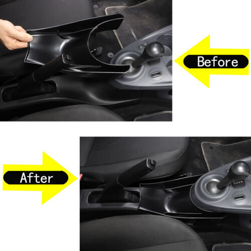 Passend für Smart Fortwo453 16-21 Mittelkonsole Blenden Abdeckung Schwarz