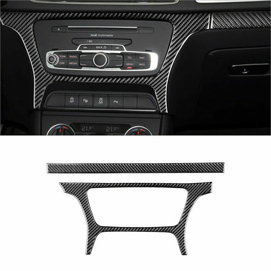 Passend für Audi Q3 2013-2018 Radio Blenden Rahmen Zierblenden Abdeckung