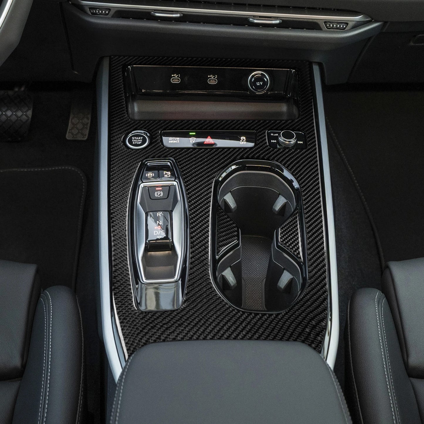 Passend für Audi A5 A6 2025-2026 Mittelkonsole Rahmen Abdeckung Blenden