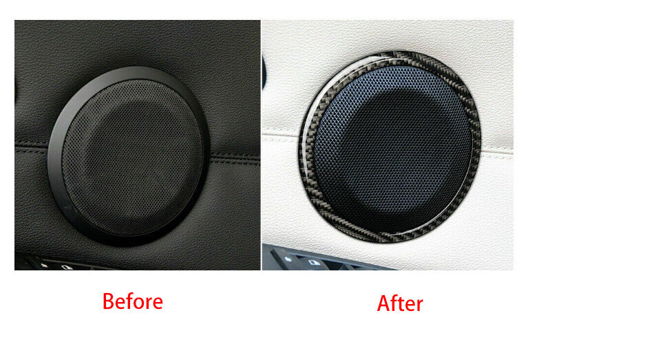 Passend für BMW 3 E90 E92 E93 Lautsprecher Blenden Abdeckung Rahmen Carbon