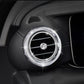 Passend für Mercedes E Klasse Strass Glitzer Blende Ringe Lüftung Klima Edel
