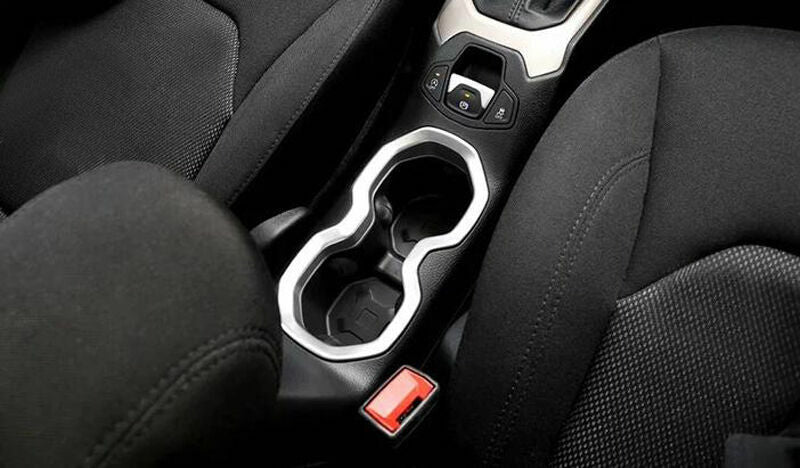 Passend für Jeep Renegade ab 2015 Becherhalter Blende Rahmen Zierblende