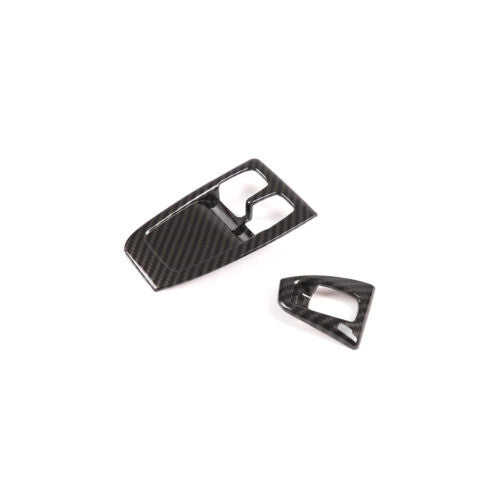 Passend für Smart Fortwo 451 Fensterheber Blenden Abdeckung Carbon