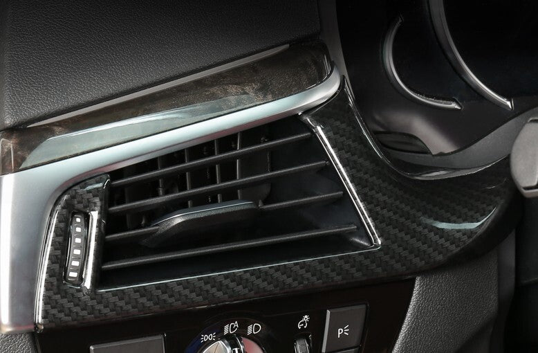 Passend für BMW 5 5er G30 G31 Carbon Lüftung Luftauslass Klima Rahmen Blende