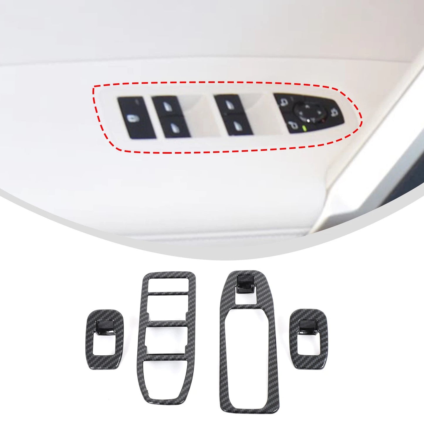 Passend für Bmw Ix 2022-2024 Fensterheber Blende