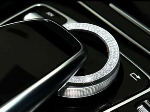 Passend für Mercedes C E GLC Klasse Multimedia Rahmen Strass Glitzer Accessoire