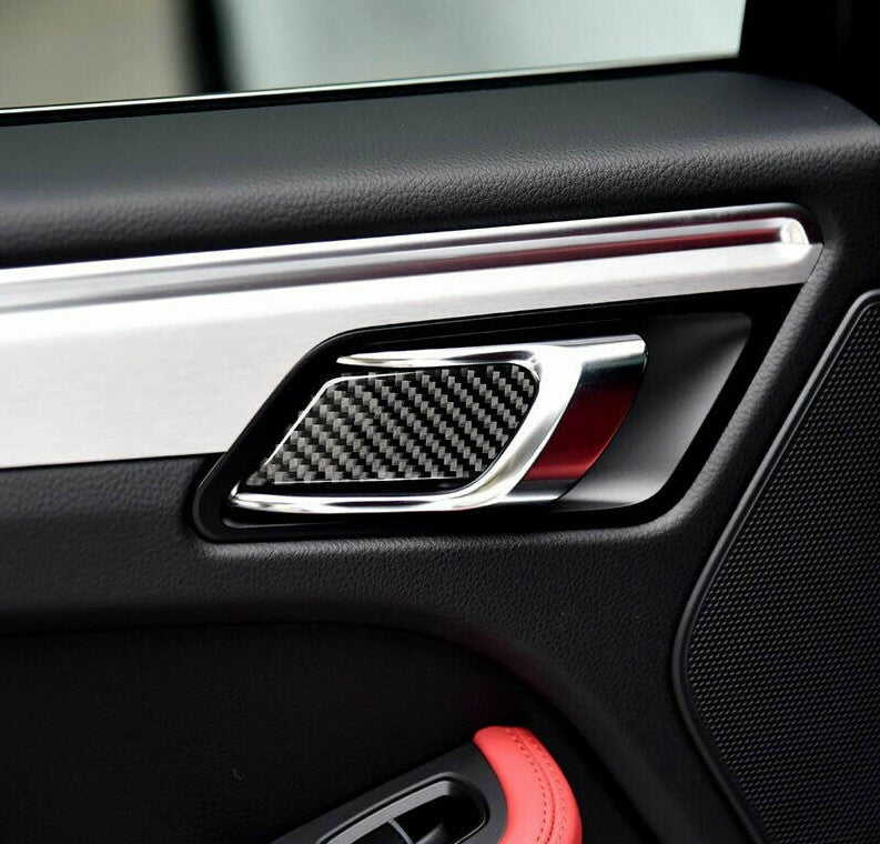 Passend für Porsche Macan Carbon Bende Türgriff Schutz Abdeckung Zierblende