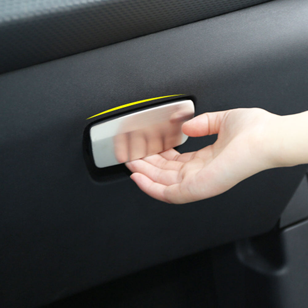 Passend für Peugeot 2008 Handschuhfach Blende Abdeckung Rahmen Silber