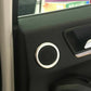Passend für Ford Focus MK4 Silber Zierrahmen Lautsprecher Blenden