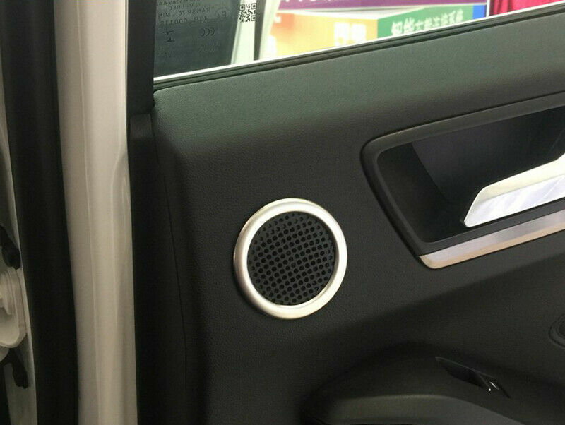 Passend für Ford Focus MK4 Silber Zierrahmen Lautsprecher Blenden