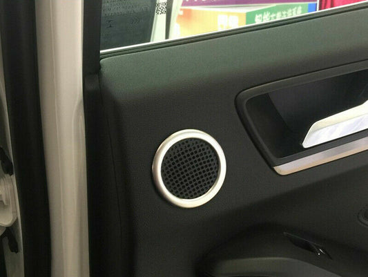 Passend für Ford Focus MK4 Silber Zierrahmen Lautsprecher Blenden