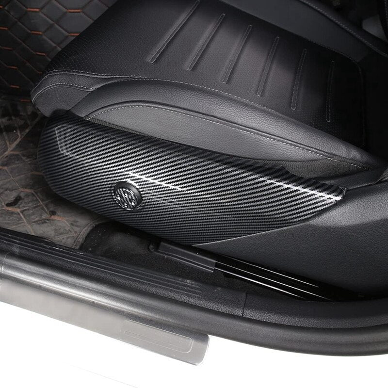 Passend für Mercedes C Class W206 Sitz Blenden Abdeckungen Rahmen Carbon