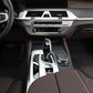 Passend für BMW 5er G30 G31 Mittelkonsole Schaltung Getriebe Blende Silber Dekor