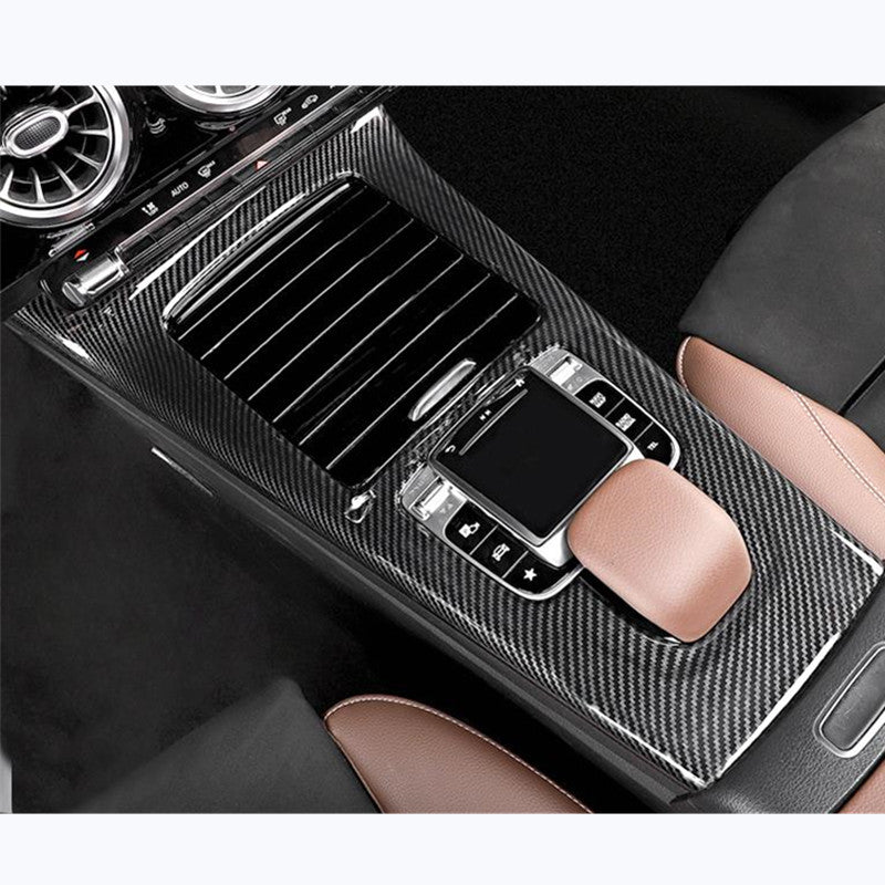 Passend für Mercedes A W177 2019 Mittelkonsole Blende Carbon Abdeckung Rahmen