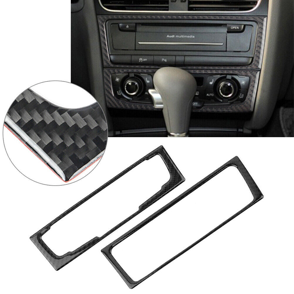 Passend für Audi A4 B8 A5 Q5 B7 2009-16 Radio Blenden Rahmen Zierblenden Abdecku