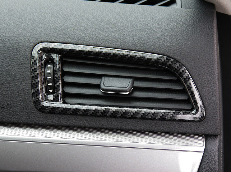 Passend für VW Tiguan Luftauslassblenden Carbon Lüftung Rahmen Schutz Zierrahmen